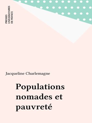 cover image of Populations nomades et pauvreté